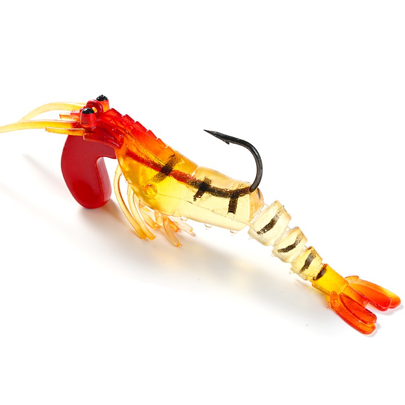 Mồi tôm giả câu cá mềm 7cm/12.5g nhiều màu sắc