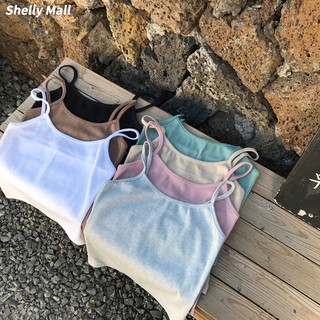 Áo tank top màu trơn thiết kế hợp thời trang cho nữ