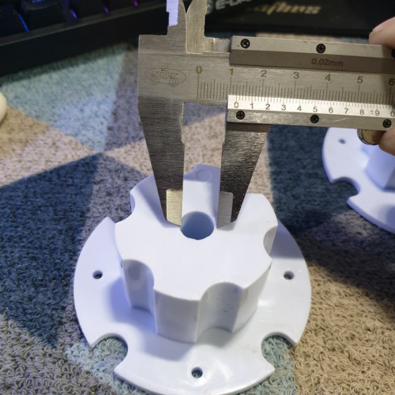 ❤ Khớp nhựa 6 hoa kết nối bánh xe và động cơ Ôtô - Xe máy điện trẻ em