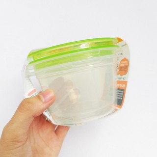 Bộ 2 hộp nhựa tròn Inomata 340ml