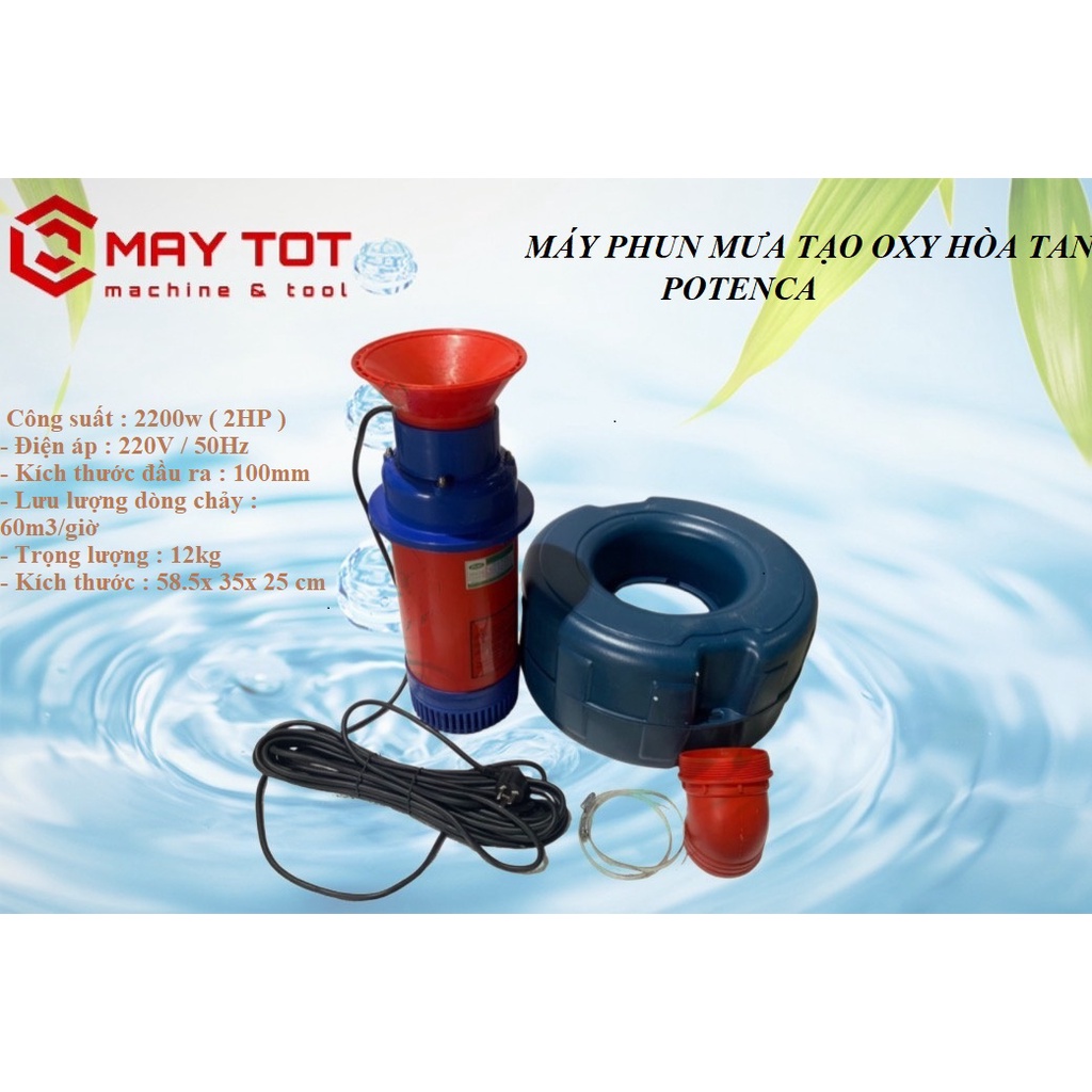 Máy phun mưa tạo oxy hoà tan