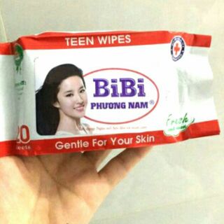 KHĂN ƯỚT BIBI 20 KHĂN