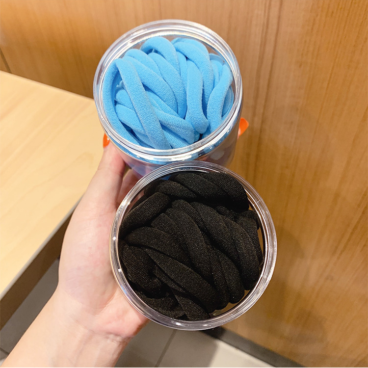 Set 50 dây buộc tóc co giãn nhiều màu thời trang cho nữ