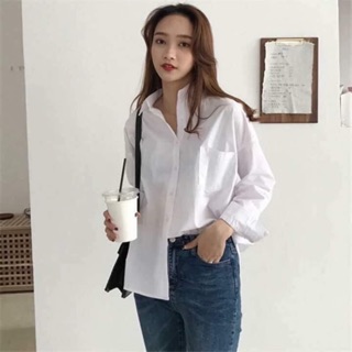 Áo sơ mi trắng túi ngực