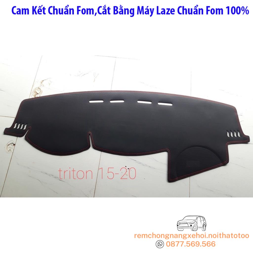 THAM TAPLO DA VÂN GỖ MITSUBISHI TRITON THẢM TRẢI LÓT TAPLO CAO CẤP 3 LỚP CHỐNG TRƯỢT CHỊU NHIỆT XE HƠI BAO HÀI LÒNG