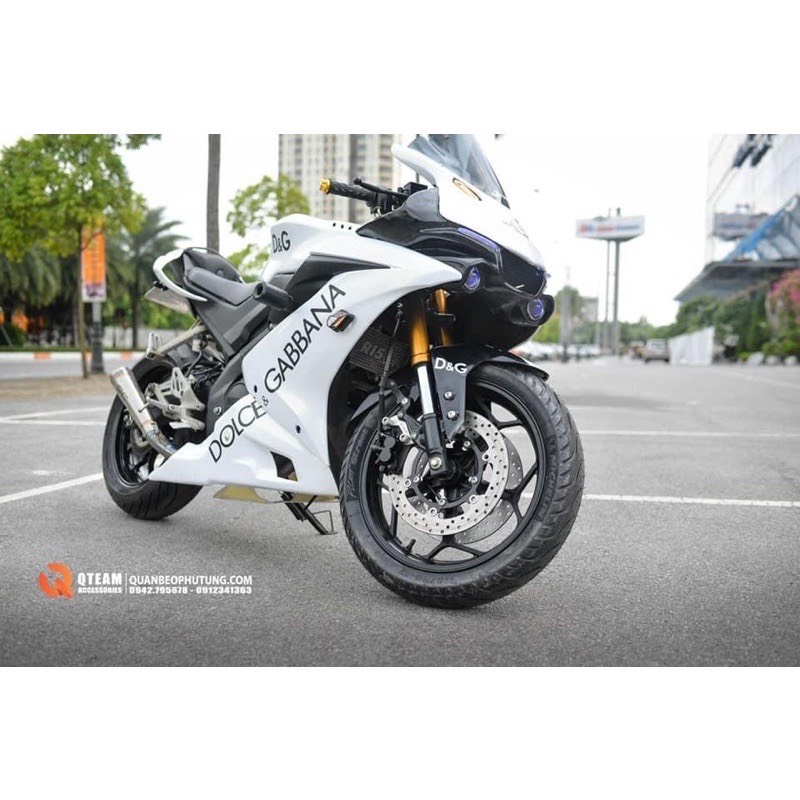 VÀNH TRƯỚC ĐỘ 2 ĐĨA CHO XE YAMAHA R15V3 / MT15 / XSR155 / Z300 / NINJA 300 / R3 / MT03 Giữ được đĩa nguyên bản.