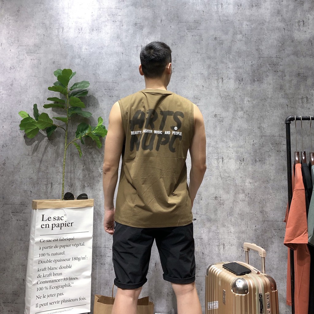 Áo sát nách tanktop bigsize 100kg gym body nam thể thao xuất khẩu SNTQ 119