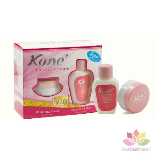 Bộ kem chốnǥ nắng và làm trắŉg Facial Crea Kone (Thailand)