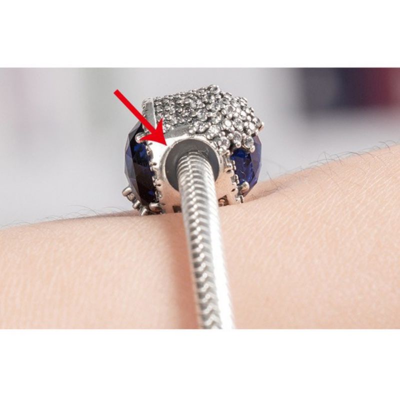 Khoen nhựa  chặn cố định charm phụ kiện làm vòng tiện lợi