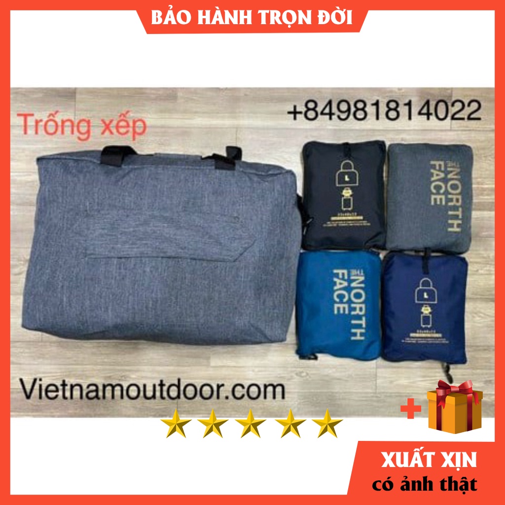 Túi trống du lịch The North Face có thể xếp gọn - tiện lợi - siêu nhẹ chỉ 300gram