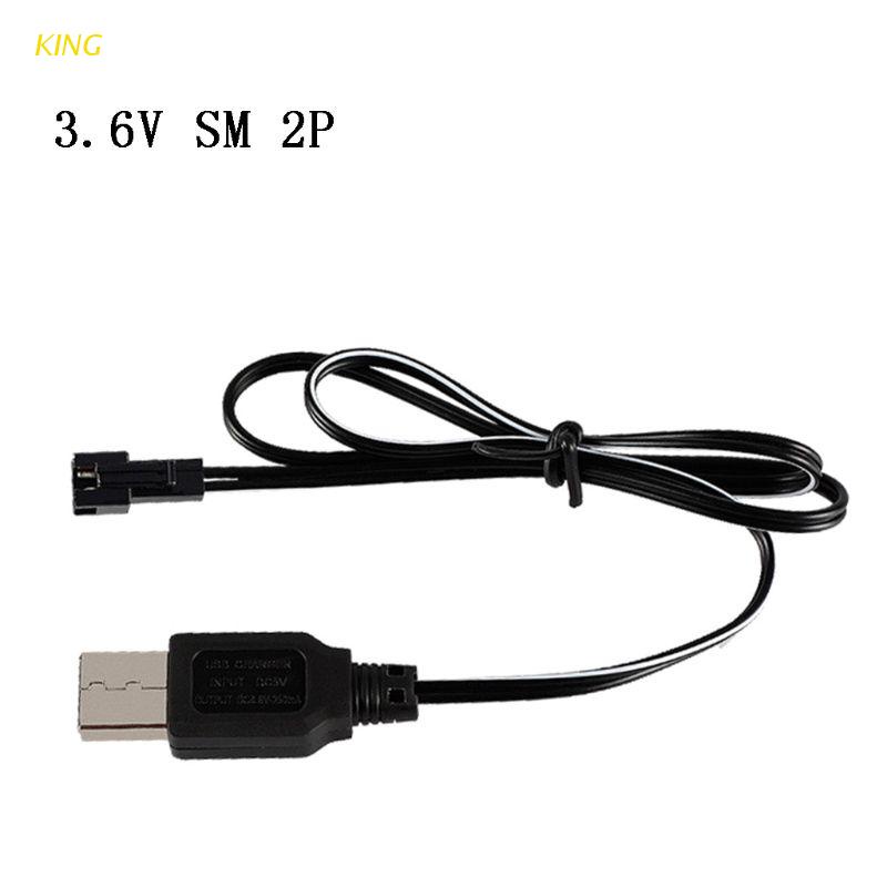 Cục Sạc Pin Đồ Chơi Robot Xe Hơi Điều Khiển Từ Xa 3.6V 2p 250mA SM 2p Có Đèn Led Chỉ Báo Cho NiMH NiCD RC