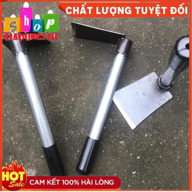 Cuốc xới, xẻng cảnh mini làm vườn loại đẹp cán sắt 20cm-Giadung24h