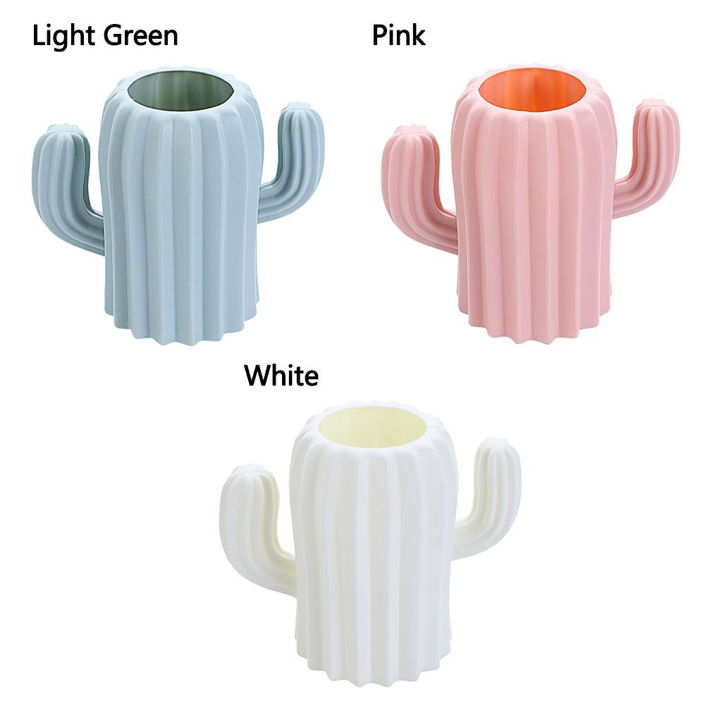 Hộp đựng bút / đồ trang điểm để bàn hình cây xương rồng bằng nhựa nhiều màu sắc độc đáo Daphne