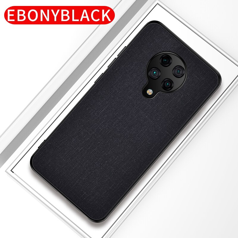 Ốp điện thoại vải kết hợp PC cứng viền TPU mềm cho XIAOMI REDMI K30 PRO