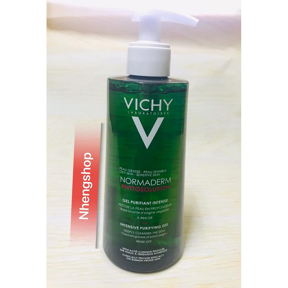 [400ml][Mẫu mới] Sữa rửa mặt Vichy Normaderm Phytosolution Intensive Purifying Gel