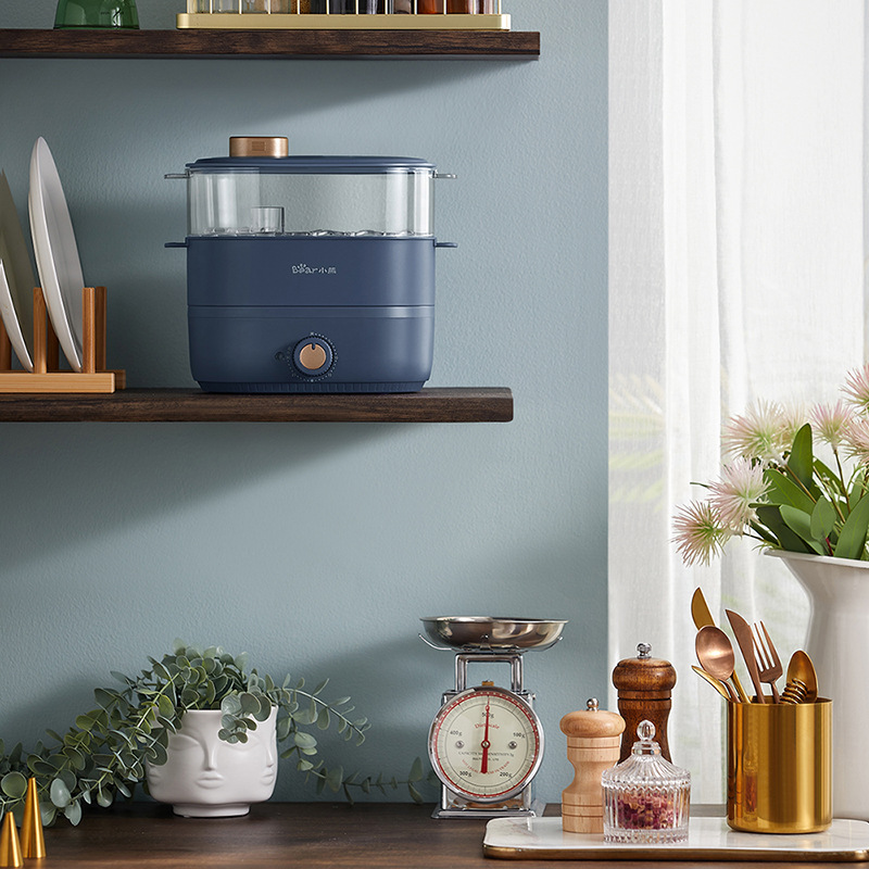 Nồi Hấp Mini Trứng Rau Củ Quả Hai Tầng Bear Chính Hãng ZDQ-B06G1 [CMART GIA DỤNG TIỆN ÍCH]