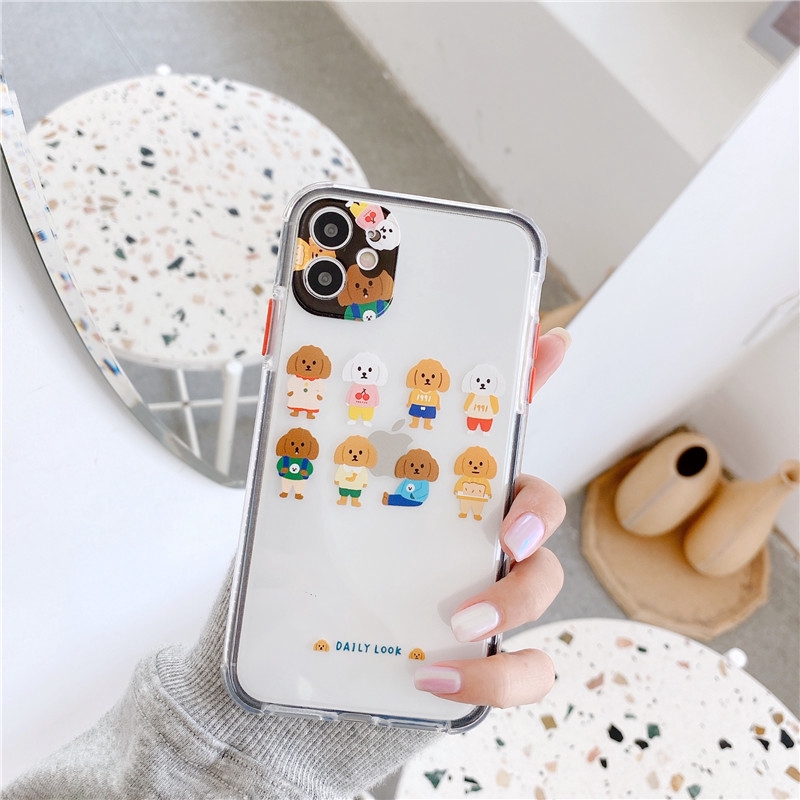 Ốp lưng iphone cún cute trong góc 5/5s/6/6plus/6s/6splus/7/7plus/8/8plus/x/xr/xs/11/12/pro/max/plus/promax - Awifi V3-4