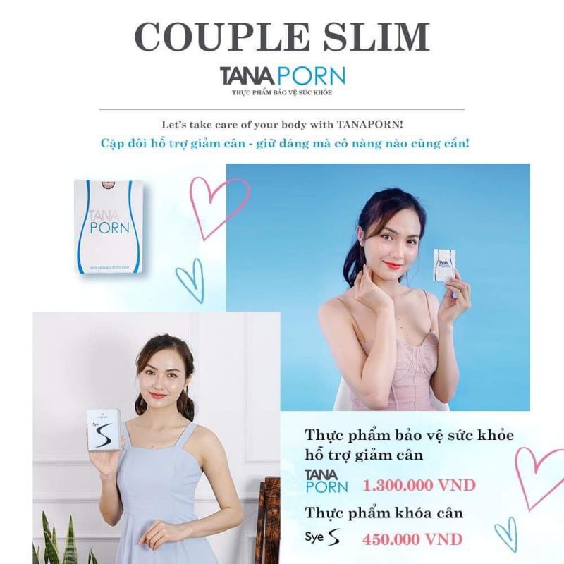 Combo detox Tanaporn hủy mỡ bụng và viên thải mỡ thừa giữ cân giữ dáng 2 tuần