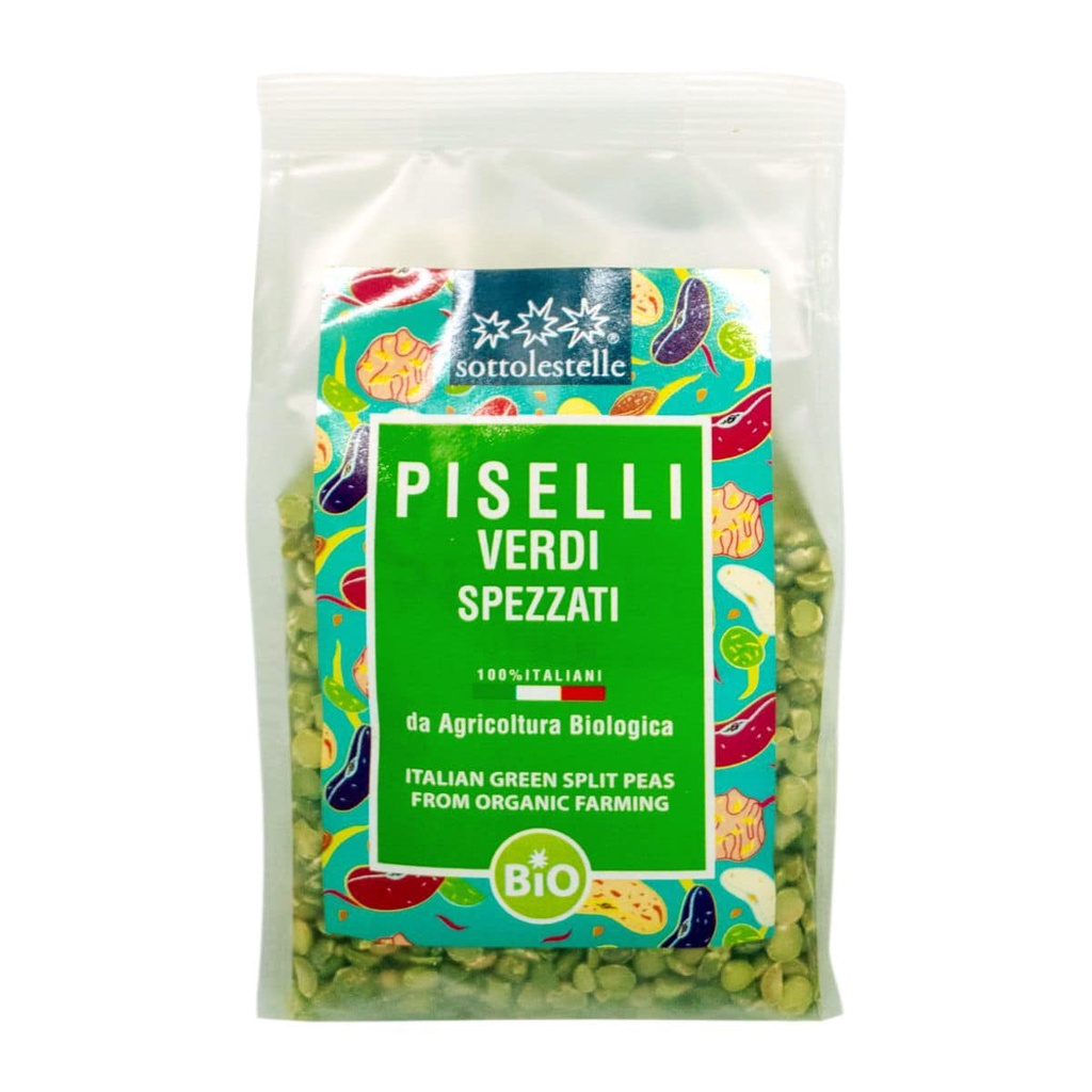 Đậu hà lan hữu cơ Sottolestelle 400g – Piselli verdi spezzati Italiani