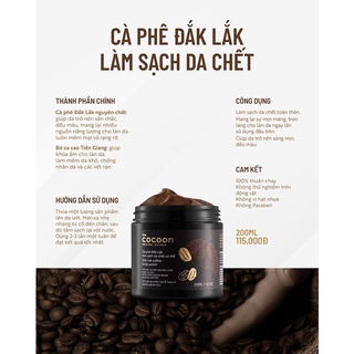 Tẩy da chết body Cocoon