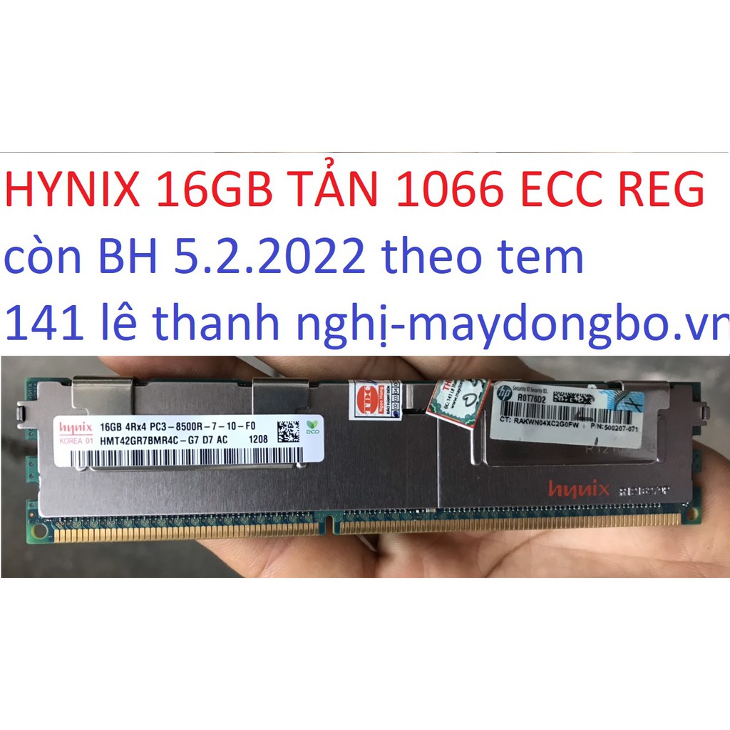 ram máy tính ECC REG RDIMM Registered PC 2gb 4gb 8gb 1066 1333 ddr3 pc3 pc3l Samsung SK Hynix Korea Micron tản thép all
