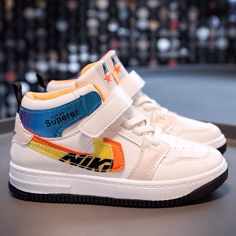 Giày thể thao cao cổ cho bé trái bé gái năng động cá tính đi chơi đi học thoải mái 206 - 806