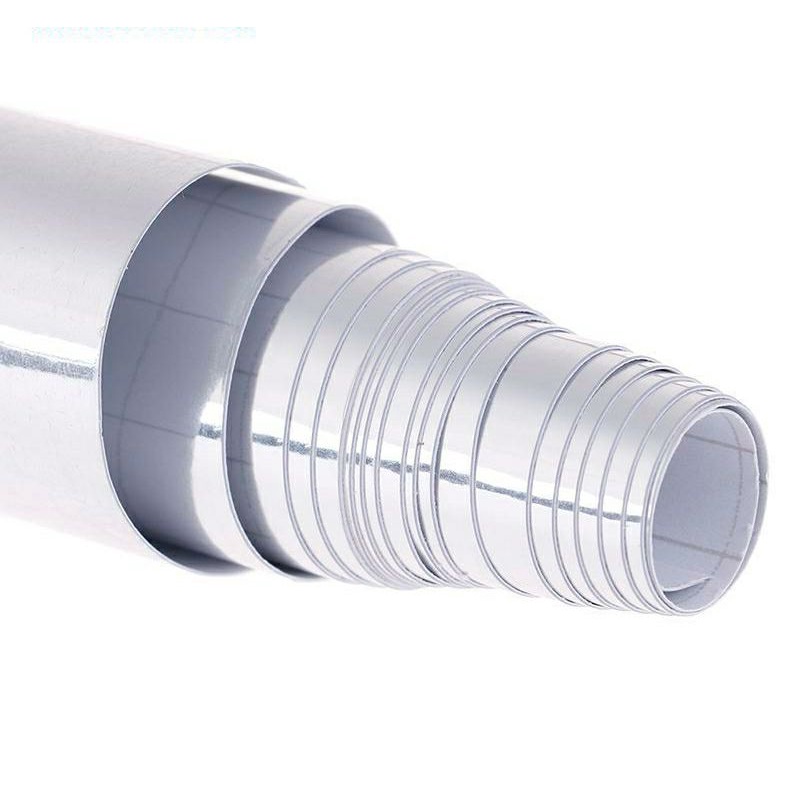 Giấy dán chrome bạc tráng gương dán trang trí xe hơi xe máy và đồ vật dụng chất lượng cao