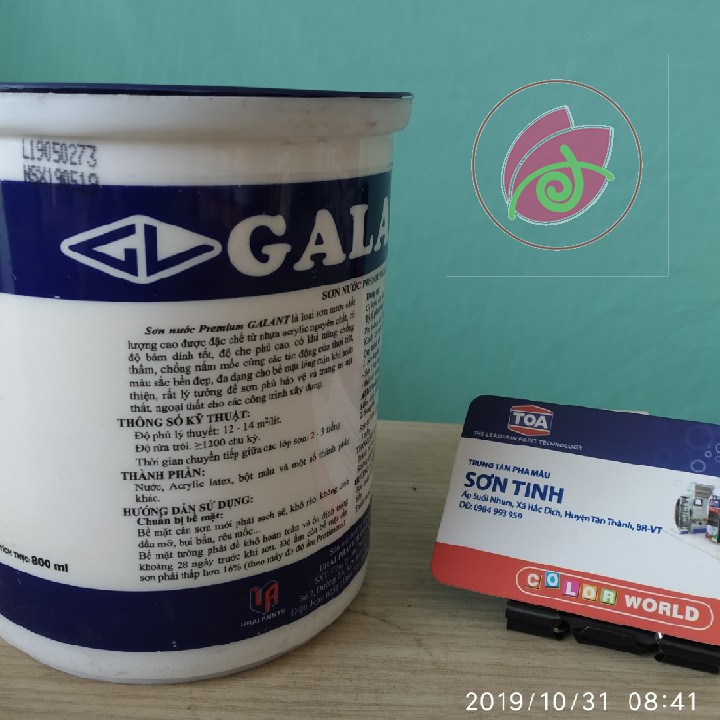 Sơn nước ngoại thất Premium Galant màu vàng nắng 669 1Kg