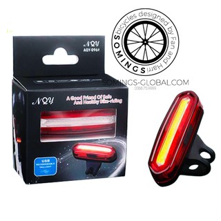 Đèn hậu nqy 3 màu - đèn báo hiệu xe đạp - đèn báo hiệu gắn hậu xe đạp cổng sạc usb