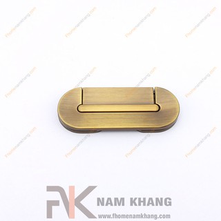 Tay nắm tủ dạng gập màu nâu cà phê NK381 (giá 1 cái)