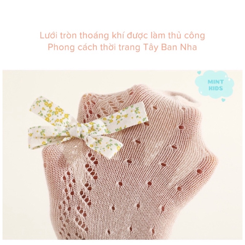 Quần Tất Cho Bé Gái, Quần Tất Lưới Cho Bé Cao Cấp Nemo Baby Vải Lưới Mềm Mại, Thoáng Khí, Cho Bé 0 Đến 4 Tuổi QT-01