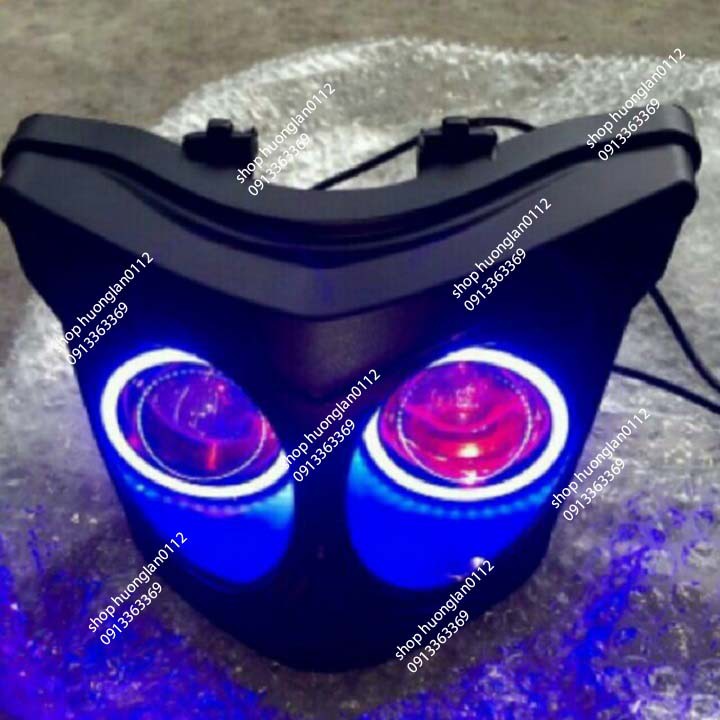 Pha đèn mắt cú xe máy Wave
