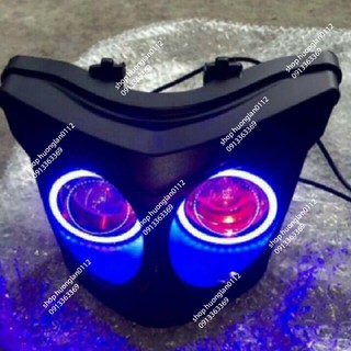 Pha đèn mắt cú xe máy Wave