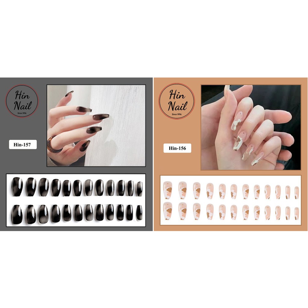 Set móng tay giả Hin Nail thời trang (giao mẫu ngẫu nhiên)