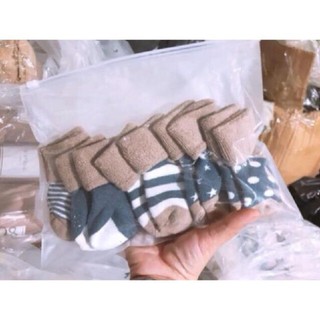Sét 5 Tất Xù Trẻ Em Xuất Khẩu..