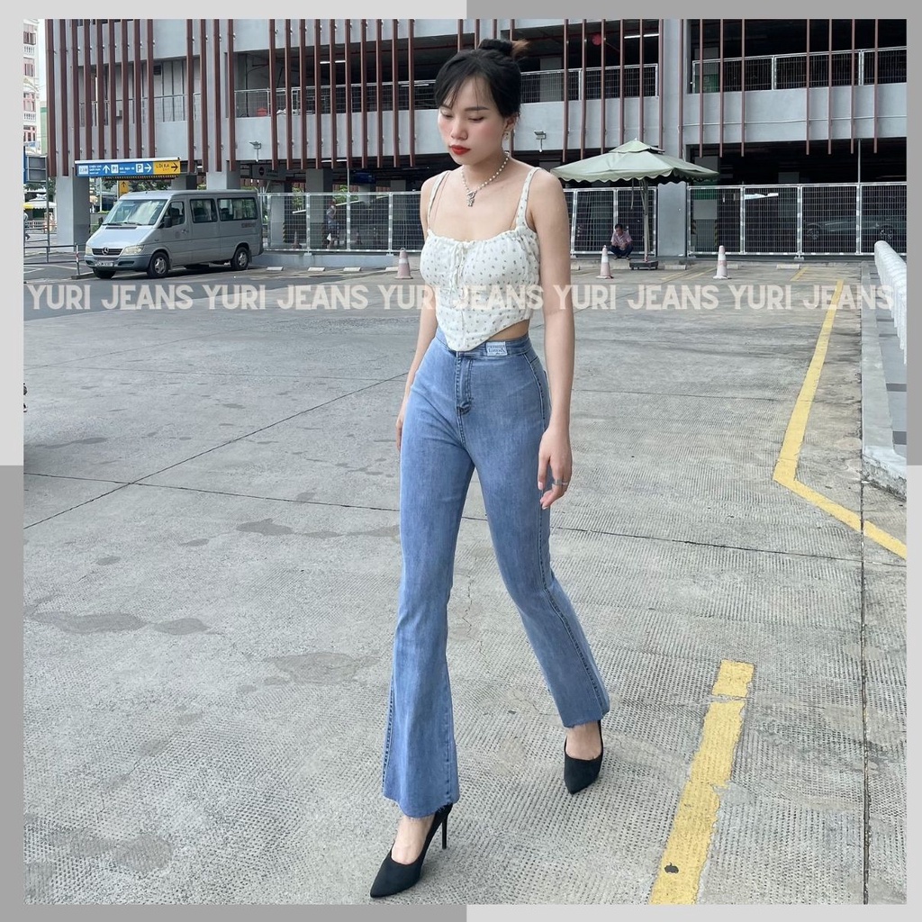 Quần Loe Nữ Lưng Cao Cạp Kiểu Chữ Fom Siêu Chuẩn Shop YuRi