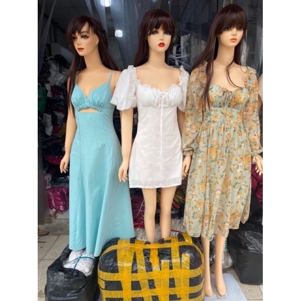 Váy maxi hai dây hở bụng cho các nàng đi biển (Hàng có sẵn) | BigBuy360 - bigbuy360.vn