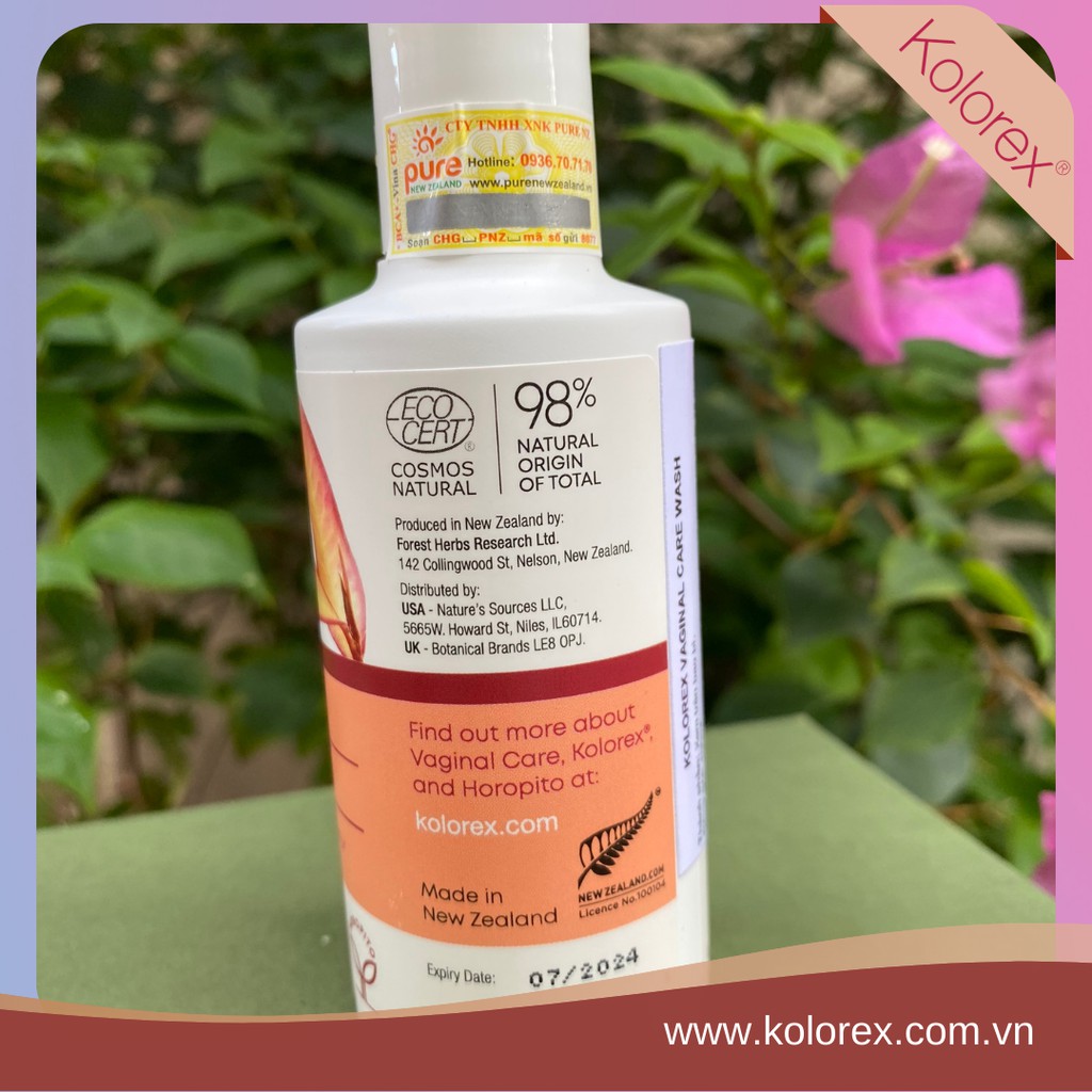 Dung Dịch Vệ Sinh Phụ Nữ Kolorex Vaginal Care Wash 100ml