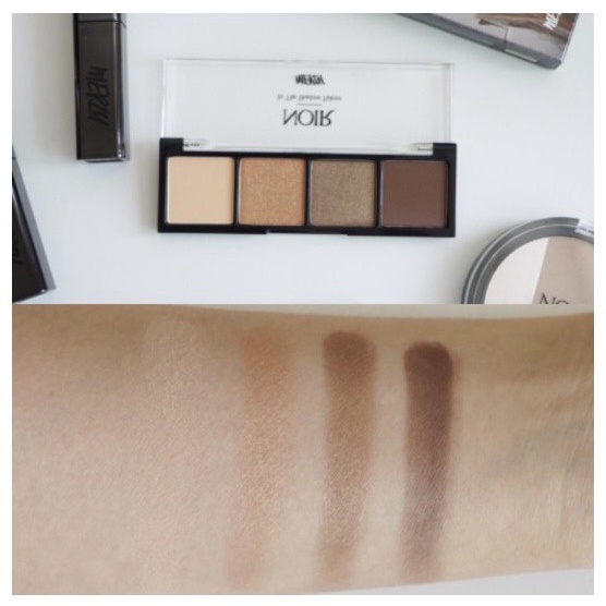 Bảng Phấn Mắt 4 Ô Merzy Noir In The Shadow Palette 6.7g