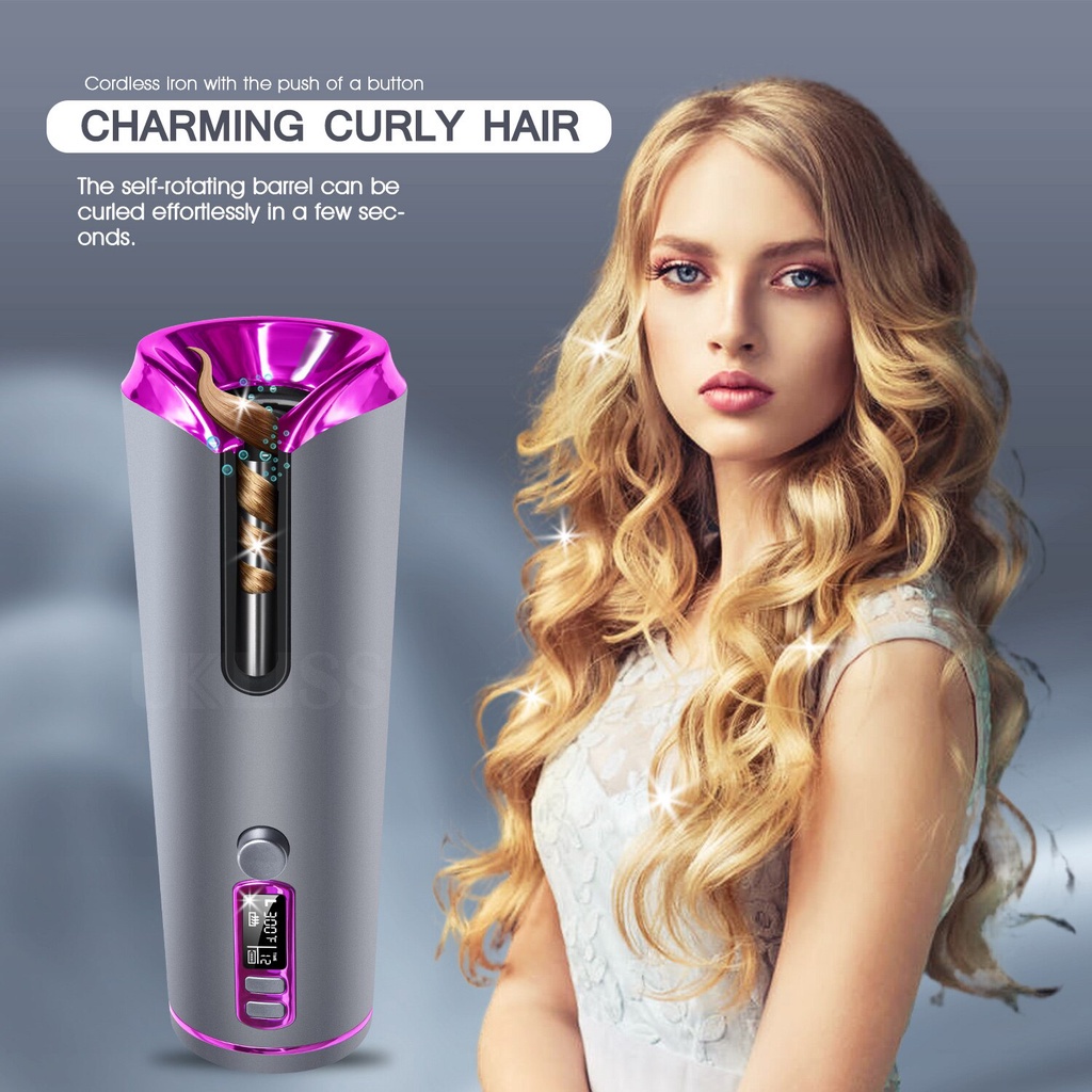 Ubeator Máy Uốn Tóc Tự Động Không Dây Bằng Sứ Chăm Sóc Sức Khỏe