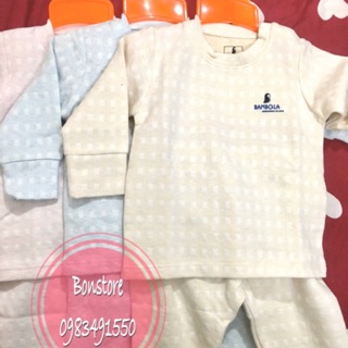 [BAMBOLA] BỘ NỈ BÔNG CÀI VAI