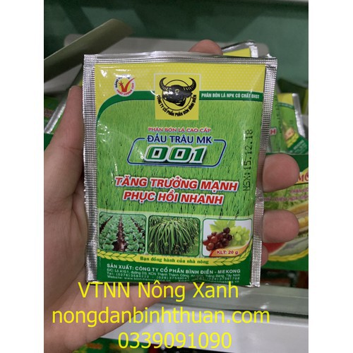 Bộ 5 gói Phân bón Thúc đẩy cây sinh trưởng và phát triển mạnh - Kích nảy chồi ra lá, đẻ nhánh phục hồi nhanh