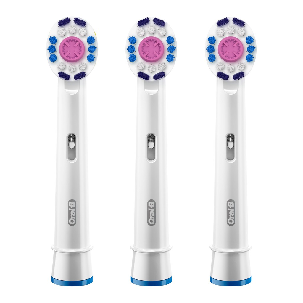 Set 3 đầu bàn chải điện thay thế Oral-B 3D-White