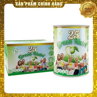 Combo Sữa Hạt Ngũ Cốc 25 Green Nutri lon 750gr & hộp 625gr (25 gói)