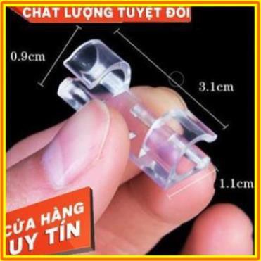 Bộ 20 miếng dán tường đi dây điện - kẹp cố định nút giữ luồn dây điện