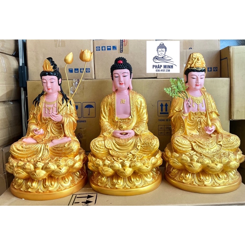 Tam Thánh Tây Phương 50cm