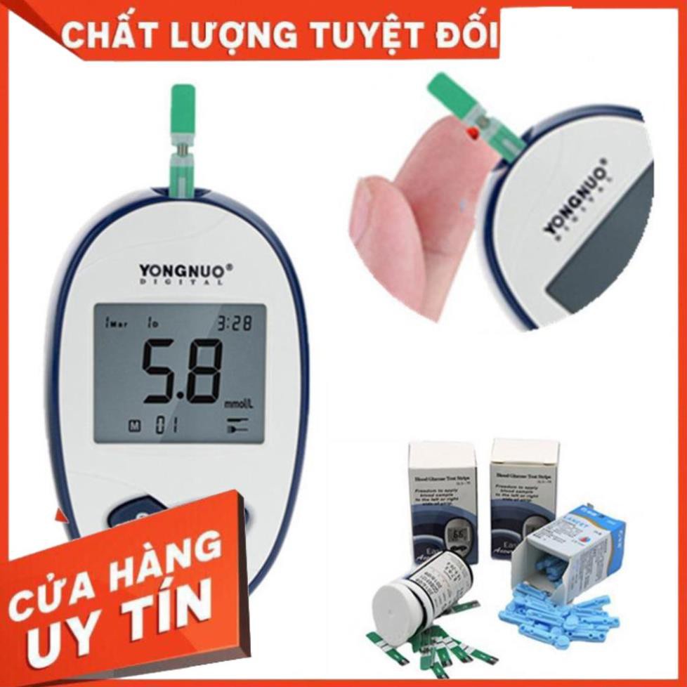 Máy đo đường huyết Gluco Leader Tặng kèm hộp kim chích và que thử an toàn, dễ dàng sử dụng,Kết quả nhanh, Chính xác