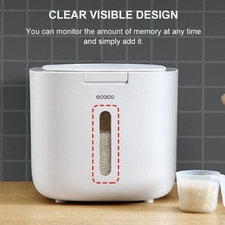 Thùng đựng gạo thông minh ecoco- Thùng đựng gạo 10kg ecoco