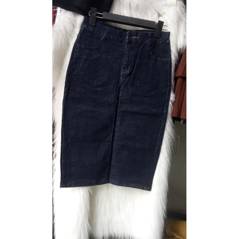Chân váy bò dáng bút chì ( chân váy jean nữ) vải jean co giãn xẻ sau - ảnh thật | BigBuy360 - bigbuy360.vn
