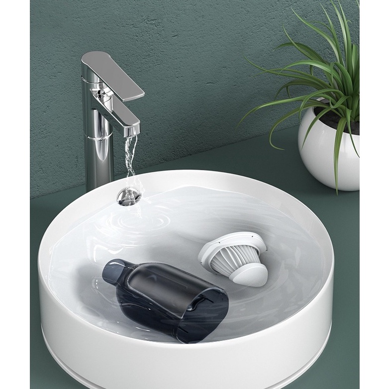 Máy hút bụi mini cầm tay cao cấp LT-101C 9000Pa, máy hút bụi cầm tay không dây hút bụi ô tô, nhà cửa, sofa, bụi giường